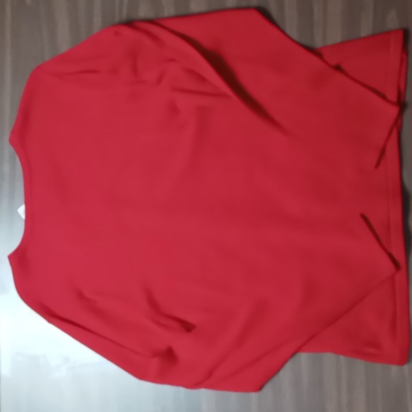 Classic Elements Red Full Button Cardigan w Christmas Tree Embellishments XL NWT - Picture 2 of 5